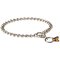 "No Issues" 3 mm Stainless Steel Dog Choke Chain Collar for Short Haired Dogs
